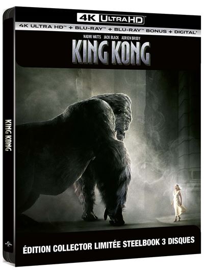 King Kong SteelBook® Edition Collector Limitée Blu-ray 4K Ultra HD État correct reconditionné disponible sur Fnac