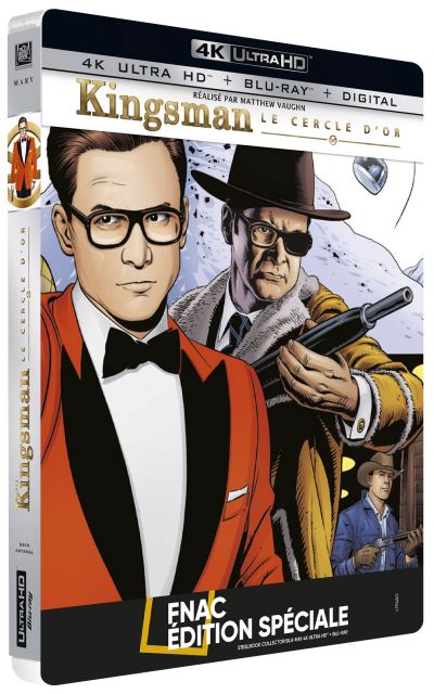 Kingsman : Le Cercle d'or SteelBook® Edition spéciale Fnac Blu-ray 4K Ultra HD État correct - 89,21 € Kingsman : Le Cercle d'or SteelBook® Edition spéciale Fnac Blu-ray 4K Ultra HD État correct reconditionné disponible sur Fnac