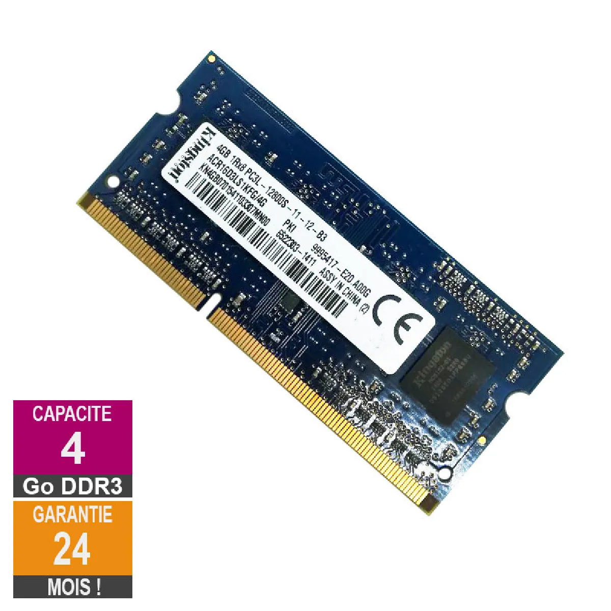 Acheter Kingston ACR16D3LS1KFG/4G Reconditionné - 19,62 € Kingston ACR16D3LS1KFG/4G Reconditionné Kingston reconditionné disponible sur Rue du Commerce Seconde Vie