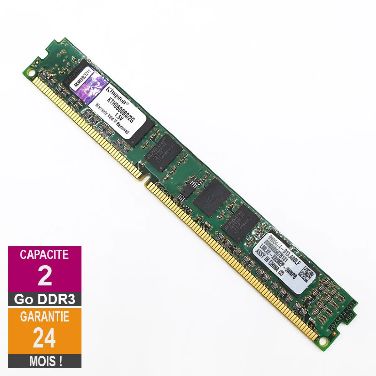 Acheter Kingston KTH9600BS/2G 2Go 1333MHz DDR3 Reconditionné - 14,69 € Kingston KTH9600BS/2G 2Go 1333MHz DDR3 Reconditionné Kingston reconditionné disponible sur Rue du Commerce Seconde Vie
