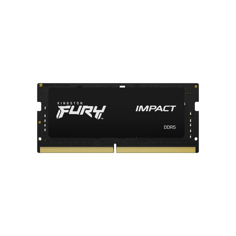 Kingston Technology FURY DDR5 SODIMM Impact CL38 16 Go 4 800 MT/s - Excellent état Parfait état Kingston reconditionné disponible sur Pixmania