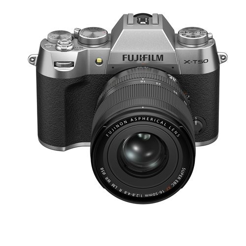 Kit Appareil photo hybride Fujifilm X-T50 Argent + XF16-50mm État correct Fujifilm reconditionné disponible sur Fnac
