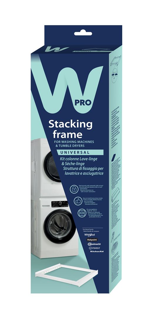 Kit colonne lave-linge et sèche linge Wpro KCL103 État correct Whirlpool reconditionné disponible sur Fnac