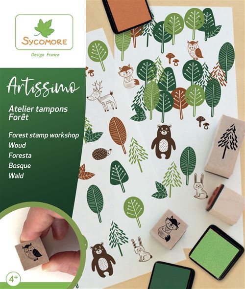 Kit créatif Au Sycomore Artissimo Atelier tampons Forêt État correct Au Sycomore reconditionné disponible sur Fnac