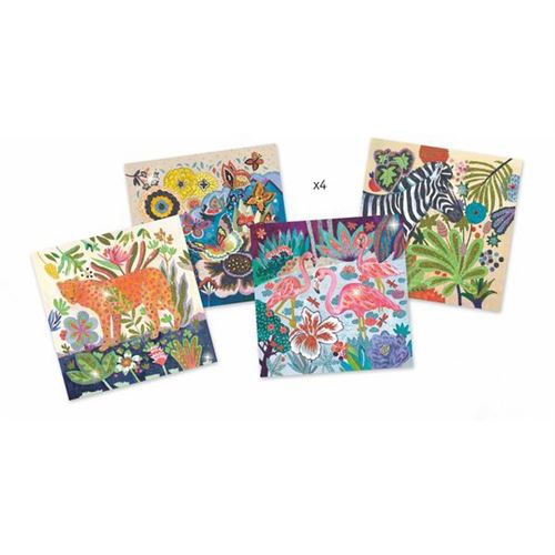 Kit créatif Djeco Tableaux à pailleter Tropico État correct Djeco reconditionné disponible sur Fnac