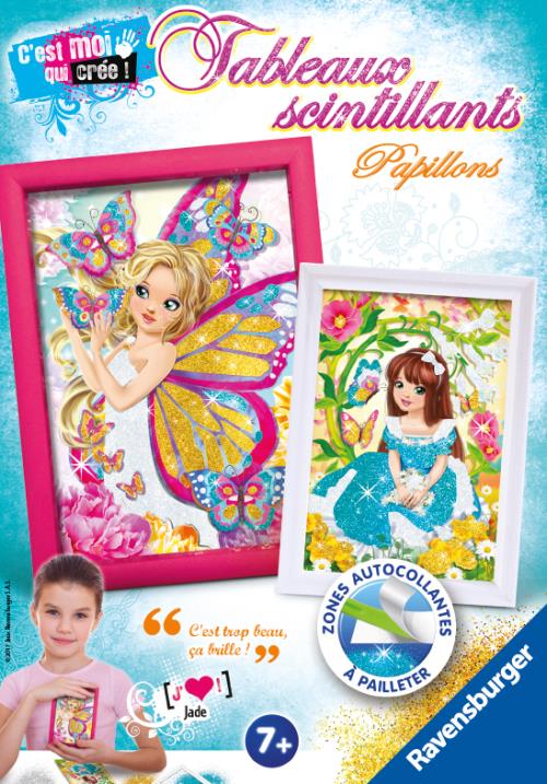 Kit créatif Tableaux scintillants papillons Ravensburger État correct reconditionné disponible sur Fnac