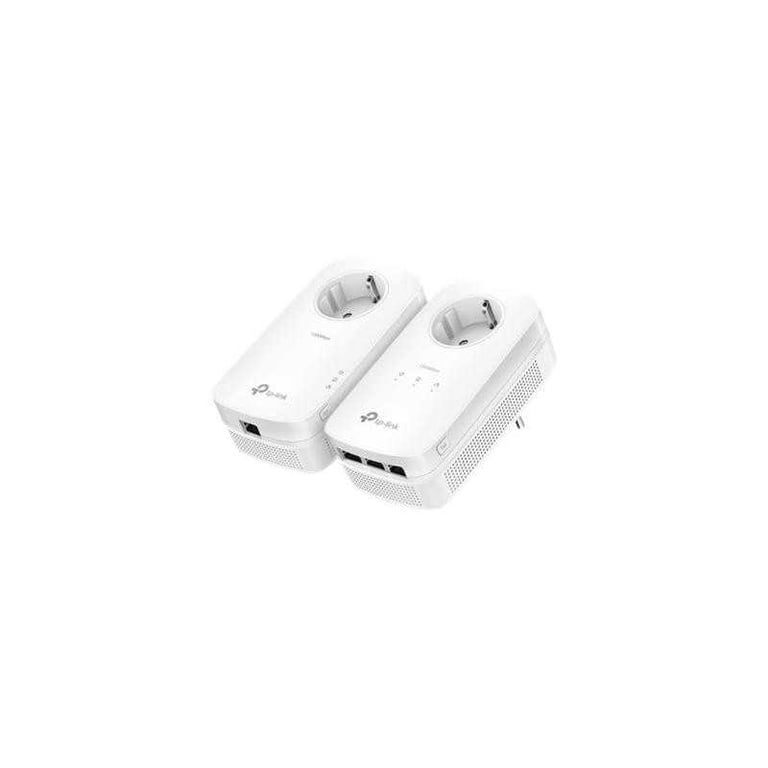 Kit d'adaptateurs CPL TP-Link TL-PA8033P KIT 1300 Mbit/s Gigabit Ethernet 3 ports MIMO 2x2 Blanc - Excellent état Parfait état TP-Link reconditionné disponible sur Pixmania