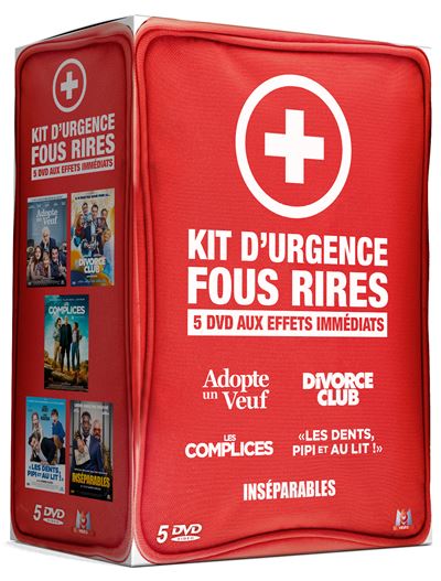 Acheter Kit d'urgence Fous rires - Coffret 5 films aux Effets immédiats DVD État correct - 17,25 € Kit d'urgence Fous rires - Coffret 5 films aux Effets immédiats DVD État correct reconditionné disponible sur Fnac