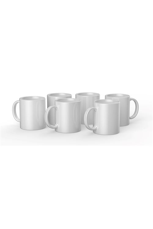 Kit de 6 mugs en céramique personnalisable Cricut 340 ml Blanc État correct - 16,20 € Kit de 6 mugs en céramique personnalisable Cricut 340 ml Blanc État correct reconditionné disponible sur Fnac
