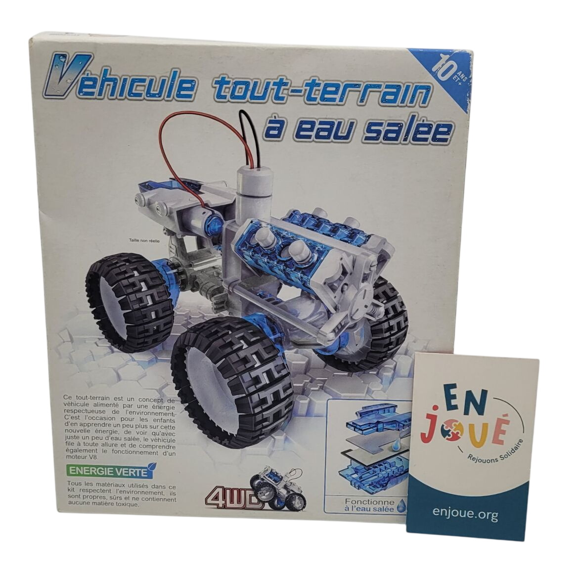 Acheter Kit éducatif - Véhicule tout-terrain à eau salée - Nature & Decouverte - À partir de 16 ans. Très bon état - 10,00 € Kit éducatif - Véhicule tout-terrain à eau salée - Nature & Decouverte - À partir de 16 ans. Très bon état reconditionné disponible sur Label Emmaüs