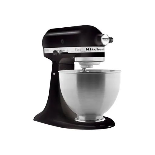 KitchenAid Classic 5K45SSEOB - Robot pâtissier - 275 Watt - noir onyx Bon état reconditionné disponible sur Rakuten