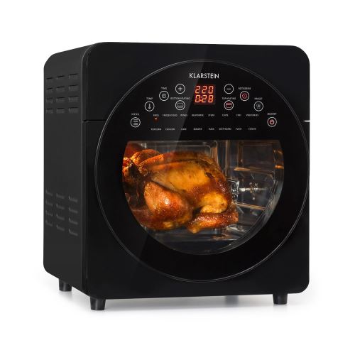 Klarstein AeroVital Easy Touch Friteuse à air chaud 14 L - Fonction mini-four et déshydrateur - Noir État correct Klarstein reconditionné disponible sur Fnac
