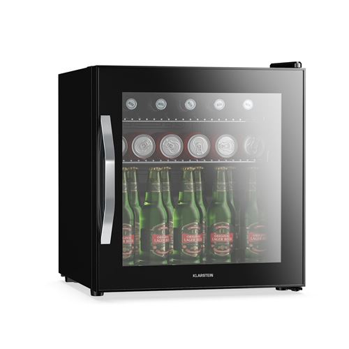 Klarstein Beersafe Réfrigérateur à boissons 47 L porte en verre miroir Frigo Mini bar 44x48 cm Éclairage intérieur LED État correct N/A reconditionné disponible sur Fnac