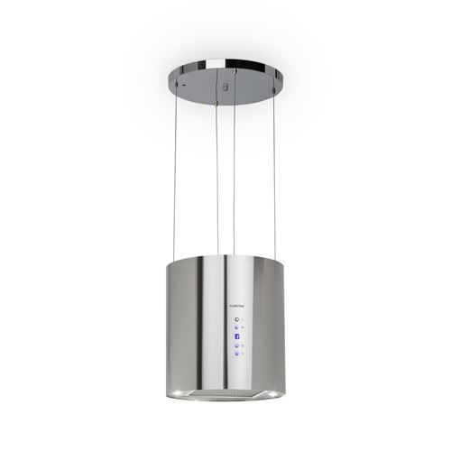 Klarstein Beret - Hotte - hotte îlot - largeur : 35 cm - profondeur : 35 cm - recyclage - inox brossé État correct Klarstein reconditionné disponible sur Fnac