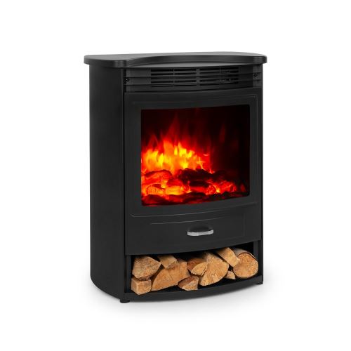 Klarstein Bormio S Cheminée électrique -2 puissances de chauffage : 950W & 1900W - Thermostat - Noir État correct Klarstein reconditionné disponible sur Fnac