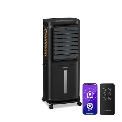 Klarstein Breezcube Ventilateur Rafraîchiseur d'air connecté 340 m³/h 10L 30 m² 3 modes 50W Noir Occasion N/A reconditionné disponible sur Fnac | Dero