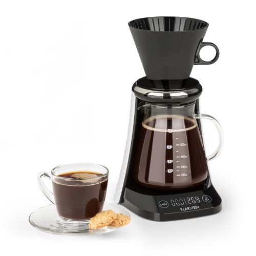 Klarstein craft coffee balance Cafetière filtre 0,6L avec verseuse en verre graduée - noir État correct reconditionné disponible sur Fnac