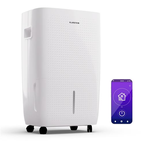 Klarstein Déshumidificateur d'air Smart, APP WiFi, Absorbeur d'Humidité, 60L, 65 m², Blanc État correct N/A reconditionné disponible sur Fnac