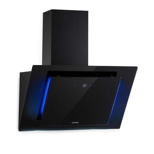 Klarstein Eleonora - Hotte murale sans tête 60cm , extraction d'air 426 m³/h , 60dB , éclairage d'ambiance, classe A++ - Noir État correct N/A reconditionné disponible sur Fnac