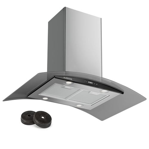 Klarstein Hotte Aspirante 90 cm, Hotte de Cuisine, LED, 600 m³/h État correct N/A reconditionné disponible sur Fnac | Dero