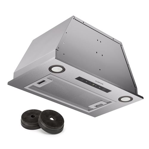 Klarstein Hotte Aspirante Encastrable 52 cm, Hotte de Cuisine LED, 439 m³/h, Min Argent État correct N/A reconditionné disponible sur Fnac | Dero