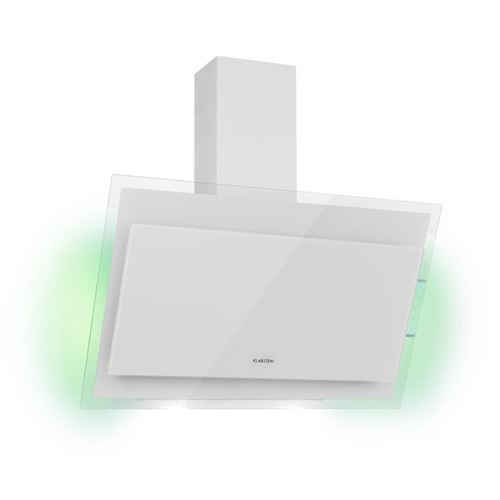 Klarstein Mirage Hotte murale aspirante 90cm - Débit 550m³/h - Panneau tactile - Classe A++ - Blanc État correct Klarstein reconditionné disponible sur Fnac
