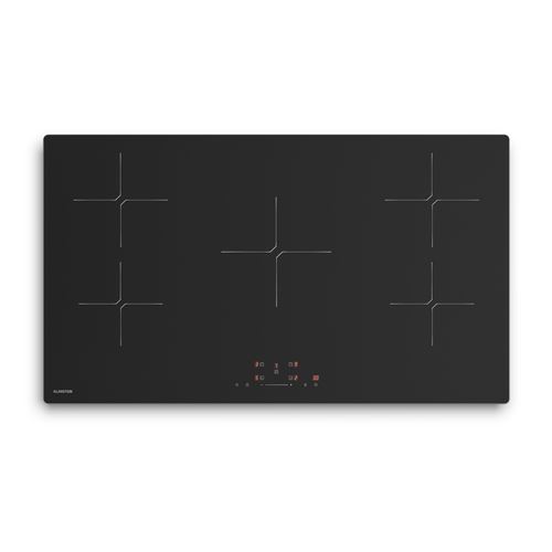 Klarstein PowerGlide Plaque Induction 5 Zones 9800W Curseur Minuterie Verre Anti-Rayures Plaque Encastrable 90cm État correct N/A reconditionné disponible sur Fnac