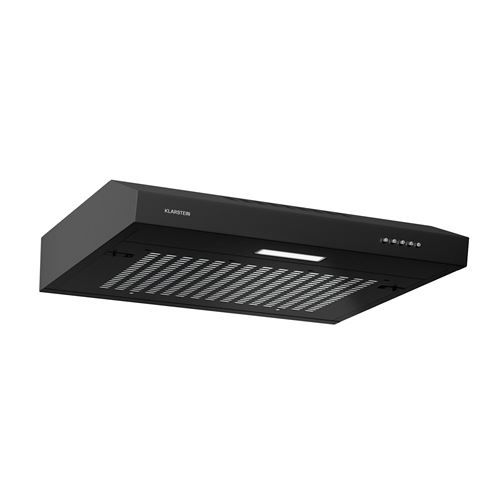 Klarstein SlimVent Hotte aspirante 60 cm A + 200 m³/h Éclairage LED Mode Évacuation ou Recyclage d'air Noir État correct N/A reconditionné disponible sur Fnac