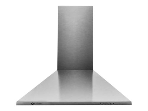 Klarstein TR60WS - Hotte - hotte décorative - largeur : 60 cm - profondeur : 55.5 cm - evacuation & recyclage - inox brossé État correct Klarstein reconditionné disponible sur Fnac