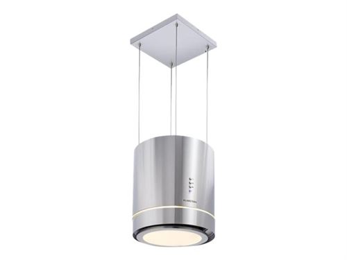 Klarstein Tron Ambience - Hotte - hotte îlot - largeur : 38 cm - profondeur : 38 cm - recyclage - inox brossé État correct Klarstein reconditionné disponible sur Fnac