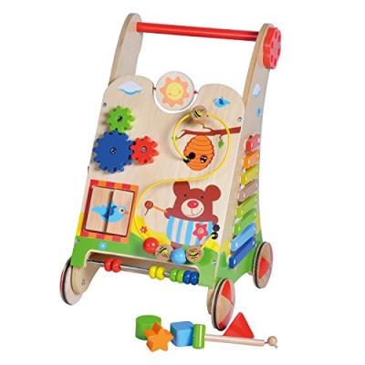 Knorrtoys 68690 Trotteur multi-jeux en bois Play Pram" État correct reconditionné disponible sur Fnac