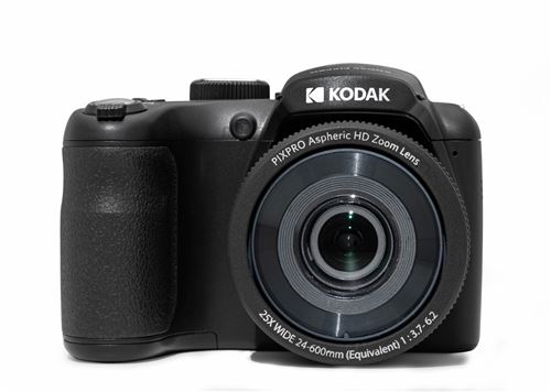 Kodak AZ255 Noir• 25X Optical Zoom• 1080p Full HD Video• 16MP• 24mm Wide Angle• OIS (Optical Image Stabilization)• 3'' LCD (460K Pixels)• AA Battery'' État correct - 153,99 € Kodak AZ255 Noir• 25X Optical Zoom• 1080p Full HD Video• 16MP• 24mm Wide Angle• OIS (Optical Image Stabilization)• 3'' LCD (460K Pixels)• AA Battery'' État correct Kodak reconditionné disponible sur Fnac