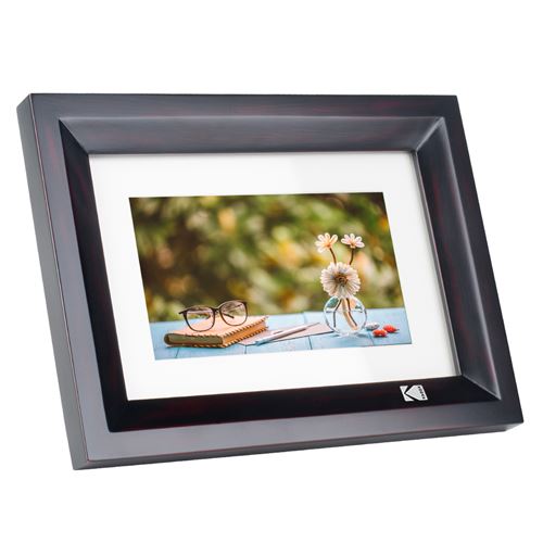 KODAK - Cadre Photo Numerique en bois noir - 7 pouces État correct - 49,99 € KODAK - Cadre Photo Numerique en bois noir - 7 pouces État correct reconditionné disponible sur Fnac