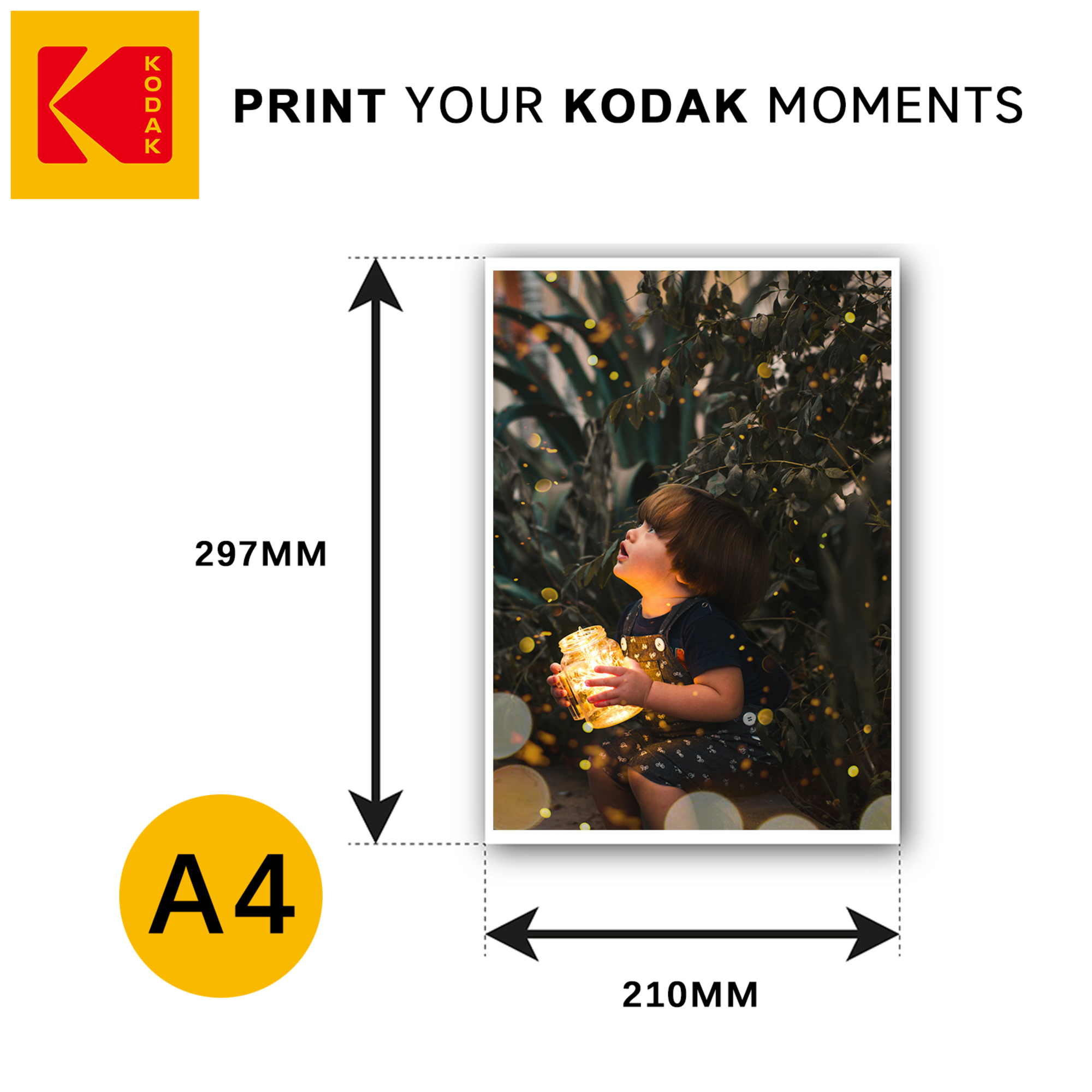 KODAK Fine Art Paper - Papier Photo Haut de Gamme Texturé, Pack de 20 feuilles, Format A4 (21 x 29.7 cm), Finition Mate Effet Gravure, 210 gsm, Compatible Toute Imprimante Jet d'Encre - Excellent état Parfait état Kodak reconditionné photo 2 | Dero