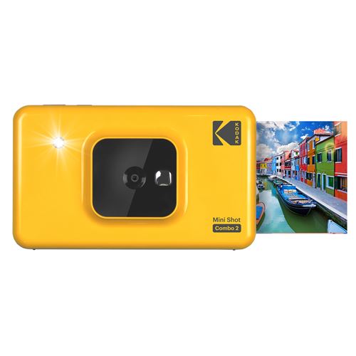 KODAK Mini Shot Combo 2 C210 - Appareil Photo Instantane (Format 5,3 x 8,6 cm - 2,1 x 3,4 '', Écran LCD 1,7'', Bluetooth, 8 photos incluses) État correct N/A reconditionné disponible sur Fnac