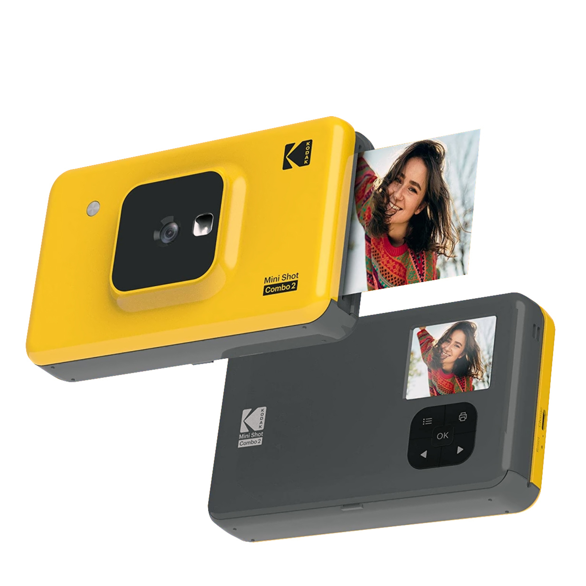 Kodak Mini Shot Combo 2 yellow 53,4 x 86,5 mm CMOS Jaune - Excellent état Parfait état Kodak reconditionné disponible sur Pixmania