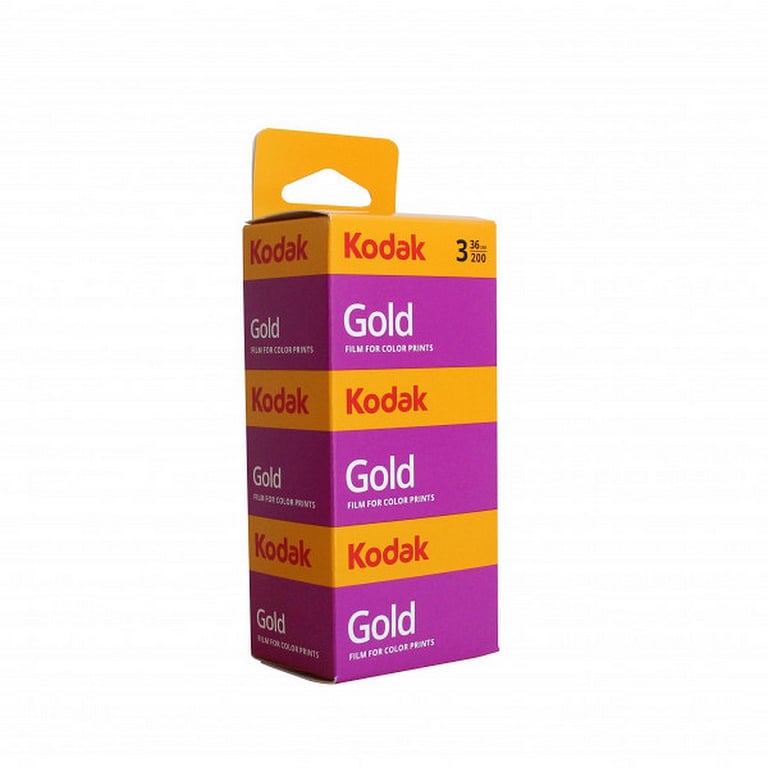 KODAK Pack 3 x Pellicule Kodak Gold Couleur 200 ISO - Format 135 - 35 mm - 36 poses - Excellent état Parfait état - 30,99 € KODAK Pack 3 x Pellicule Kodak Gold Couleur 200 ISO - Format 135 - 35 mm - 36 poses - Excellent état Parfait état Kodak reconditionné disponible sur Pixmania