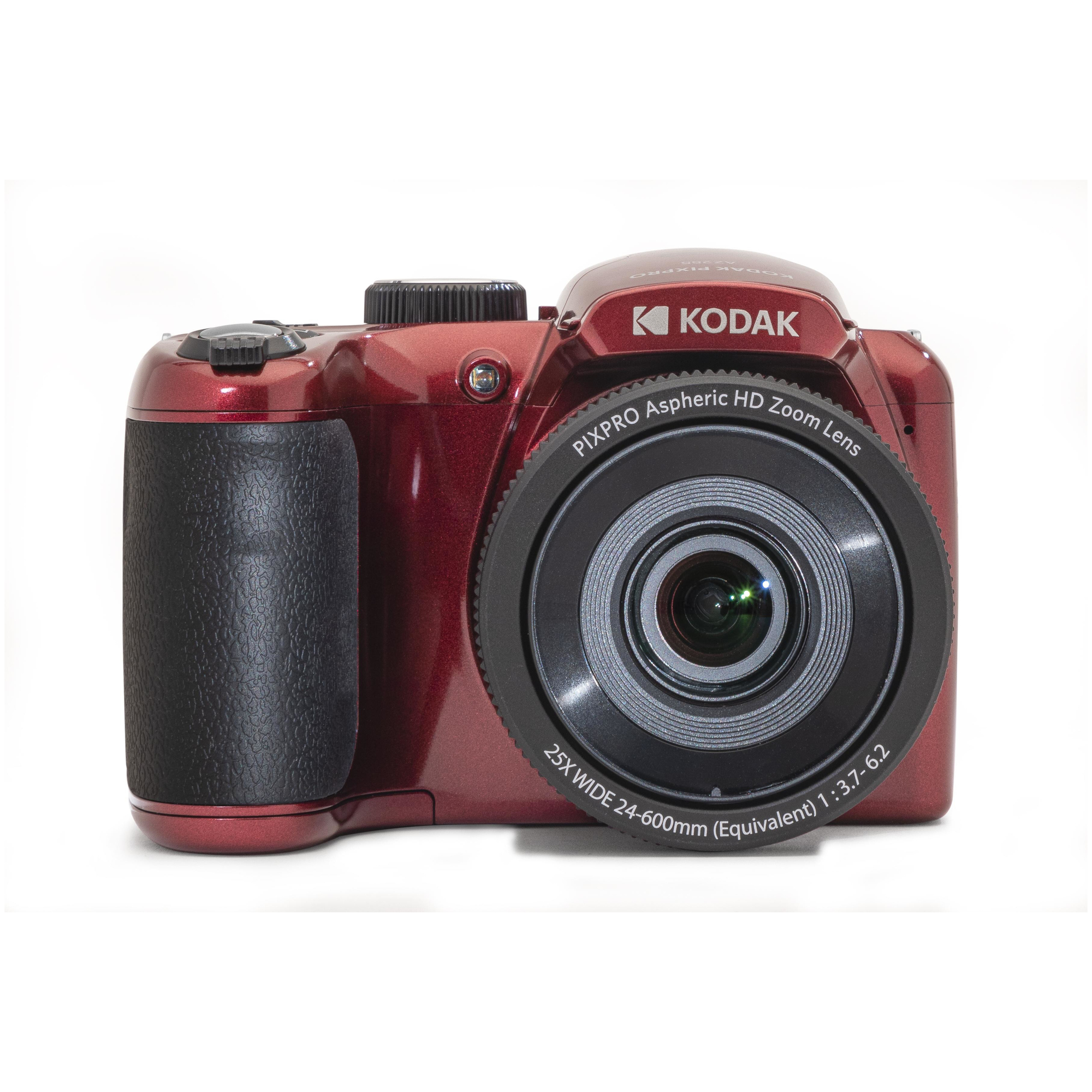 Kodak PIXPRO AZ255 1/2.3 Appareil-photo compact 16,35 MP BSI CMOS 4608 x 3456 pixels Rouge - Excellent état Parfait état Kodak reconditionné disponible sur Pixmania