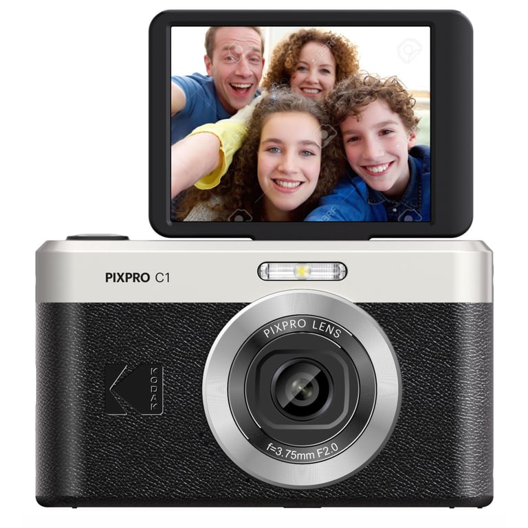 Kodak PIXPRO C1 1/3 Appareil-photo compact 13 MP CMOS 4160 x 3120 pixels Noir - Excellent état Parfait état Kodak reconditionné disponible sur Pixmania