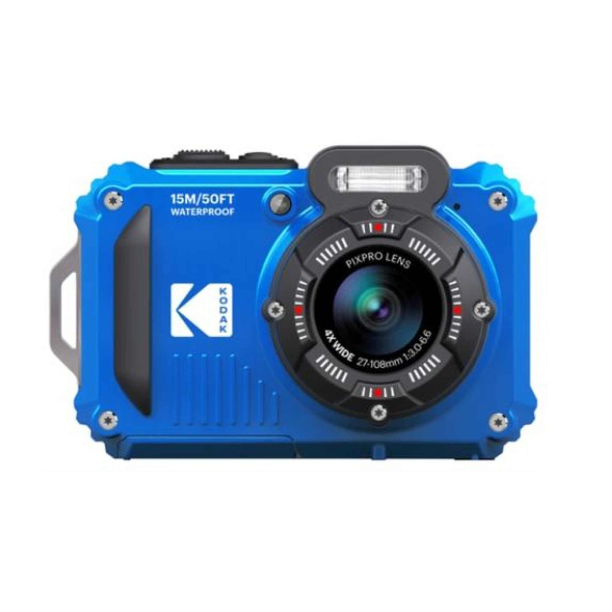 Kodak PIXPRO WPZ2 1/2.3 Appareil-photo compact 16,76 MP BSI CMOS 4608 x 3456 pixels Bleu - Excellent état Parfait état Kodak reconditionné disponible sur Pixmania