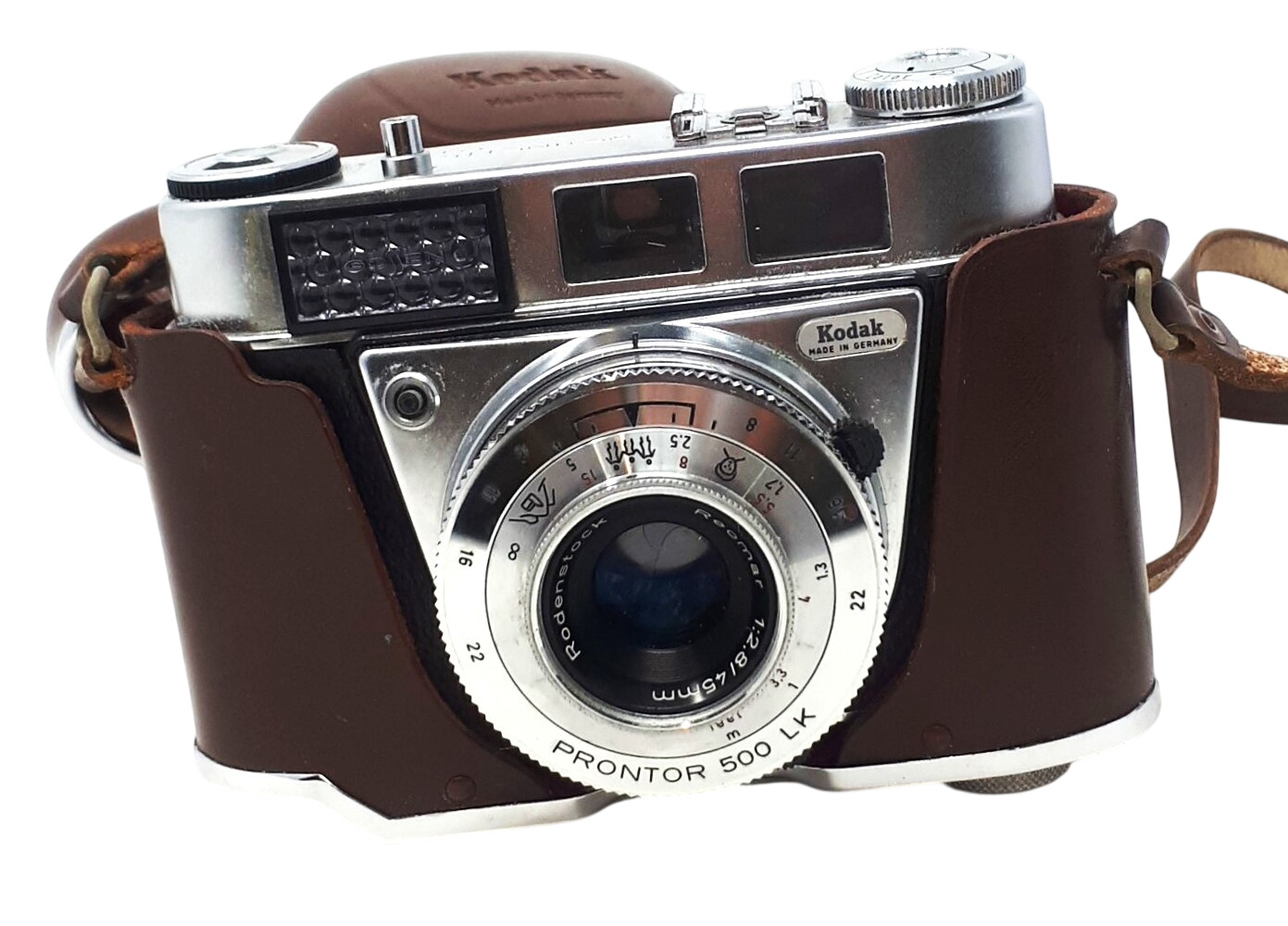 Acheter Kodak retinette IB vintage avec étui en cuir d'origine — année 1960 état correct - 35,00 € Kodak retinette IB vintage avec étui en cuir d'origine — année 1960 état correct reconditionné disponible sur Label Emmaüs