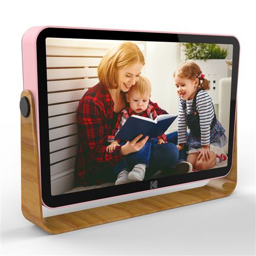 KODAK RWF108V - Cadre Photo Numerique 10 pouces (Wifi, Écran tactile 1280x800, Photo/Video/Musique/Calendrier/Horloge/Meteo, 32GB, Batterie, Prise Secteur) Bleu État correct N/A reconditionné disponible sur Fnac