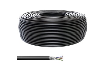 KOMELEC FRANCE Câble ethernet cat 7 rigide blindé 100m Bon état N/A reconditionné disponible sur Darty