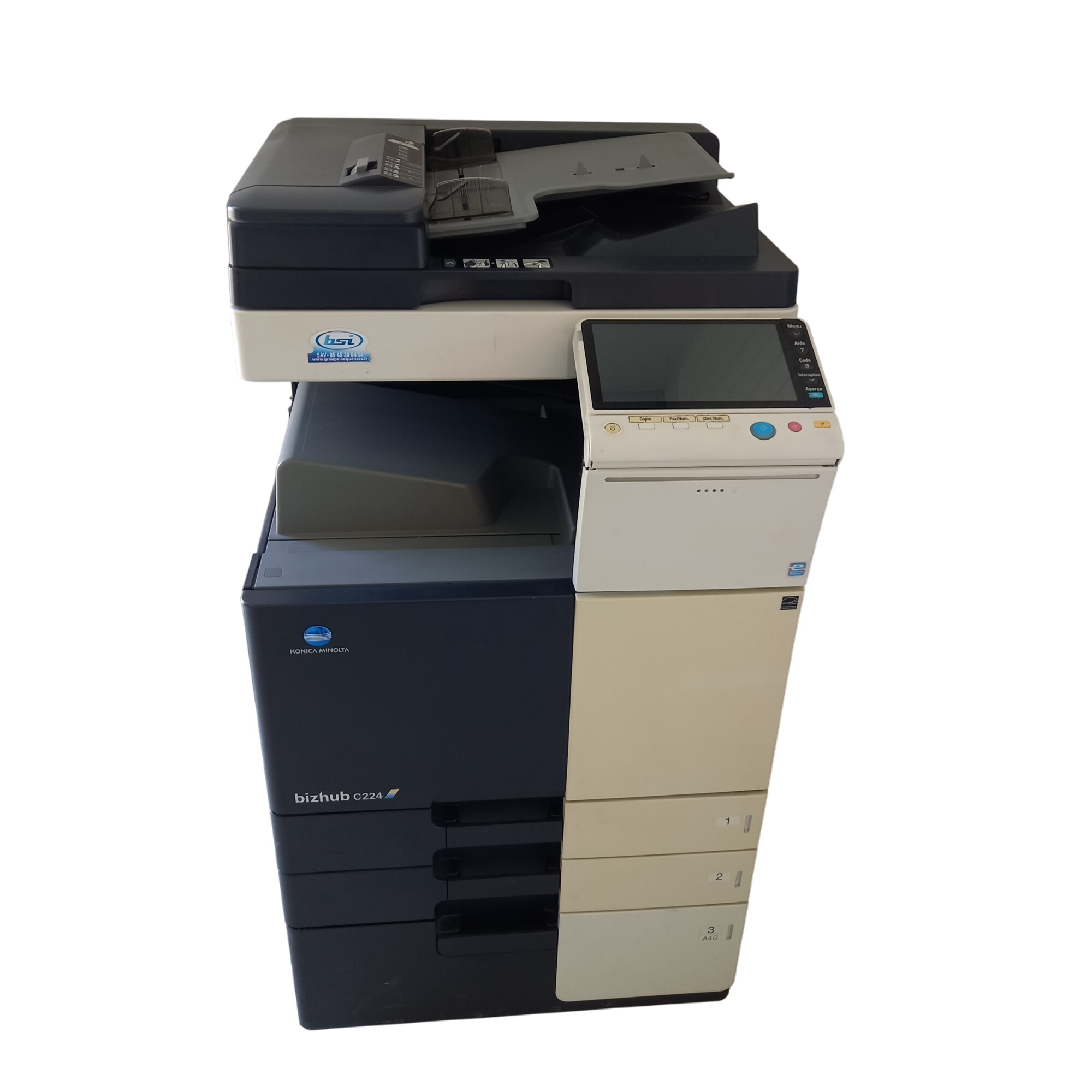 Konica Minolta bizhub C224, 284, 364e - Copieur, Imprimante, Scanner Bon état - 350,00 € Konica Minolta bizhub C224, 284, 364e - Copieur, Imprimante, Scanner Bon état reconditionné disponible sur Label Emmaüs