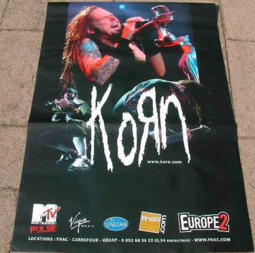 Acheter KORN - 80x120 cm - AFFICHE / POSTER État correct - 17,99 € KORN - 80x120 cm - AFFICHE / POSTER État correct N/A reconditionné disponible sur Fnac