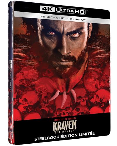 Kraven The Hunter Édition Limitée SteelBook® Blu-ray 4K Ultra HD État correct - 40,00 € Kraven The Hunter Édition Limitée SteelBook® Blu-ray 4K Ultra HD État correct reconditionné disponible sur Fnac
