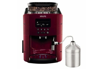 Krups EA8165 - Machine à café automatique avec mousseur à lait - 15 bar - Rouge pistil Bon état SEB reconditionné disponible sur Darty