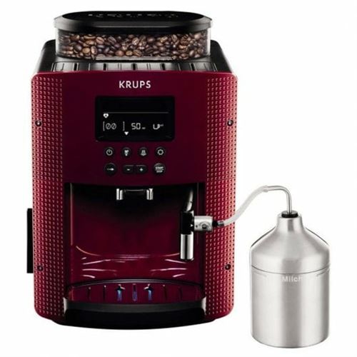 Krups EA8165 - Machine à café automatique avec mousseur à lait - 15 bar - Rouge pistil État correct reconditionné disponible sur Fnac