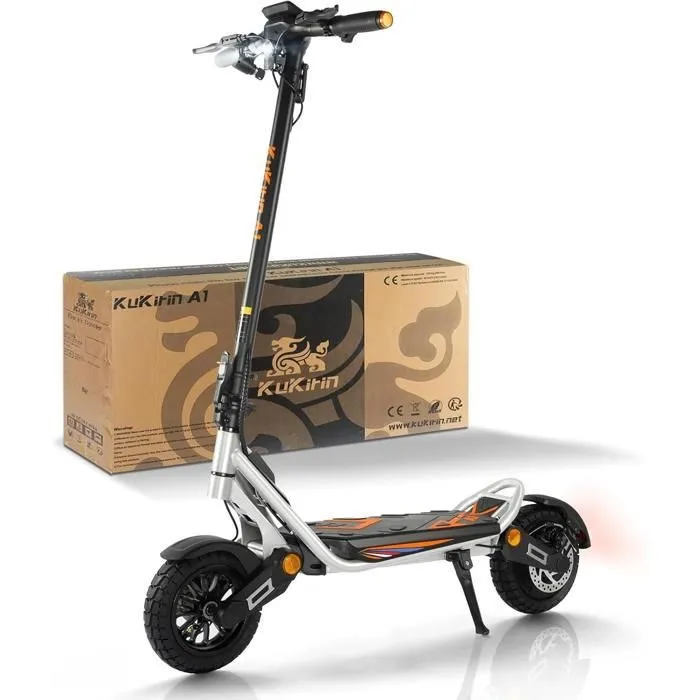 KuKirin A1 - Trottinette électrique pliable - Pneus 10 - Moteur 800W - Batterie 48V 13Ah - Autonomie 45KM - Max 45KM/H - IPX4 Reconditionné reconditionné disponible sur Cdiscount Seconde Vie | Dero