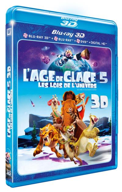 L'Âge de Glace 5 Les lois de l’Univers Combo Blu-ray 3D + 2D + DVD État correct reconditionné disponible sur Fnac